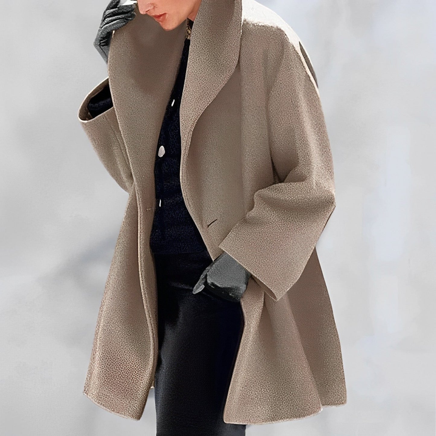Chaqueta de invierno urbana de lana