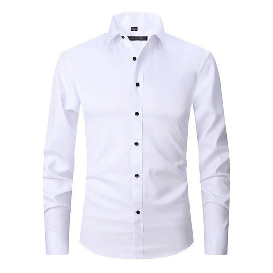 Lucas - Camisa elástica resistente a las arrugas