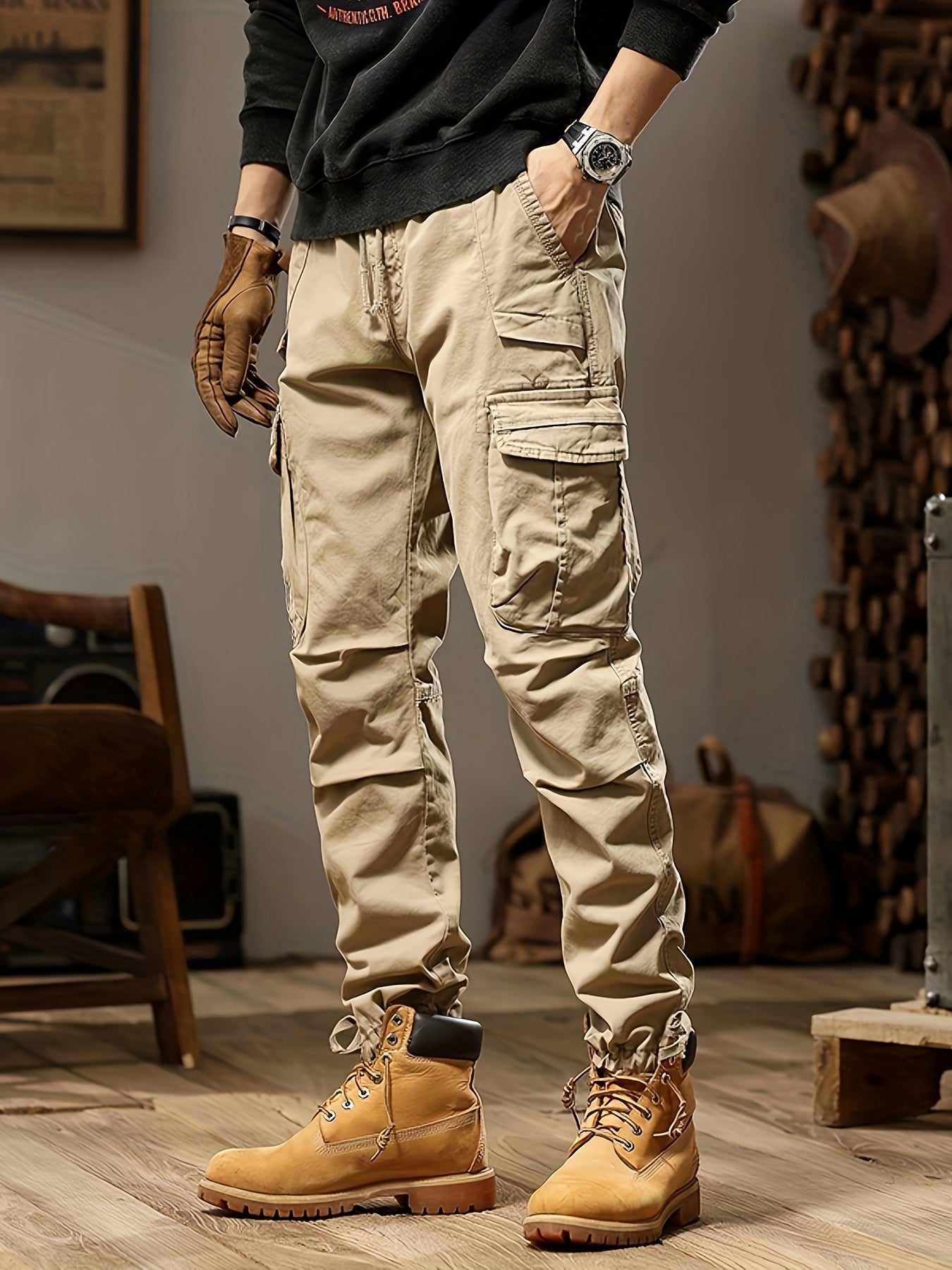 Pantalones cargo para hombre