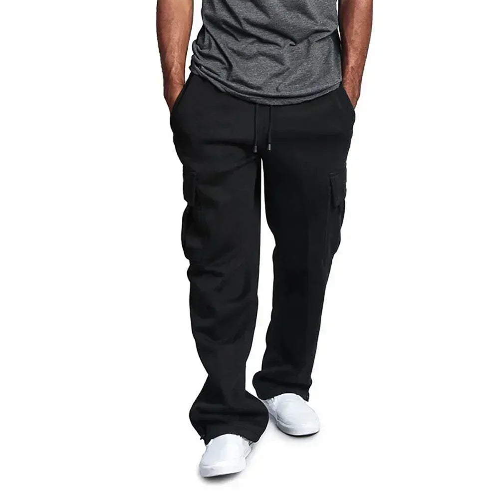 LucaRossett - Pantalones de forro polar para hombre Pantalones de chándal