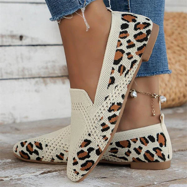 Claudia - Zapatos bajos de mujer cómodos y antideslizantes con soporte para el arco del pie