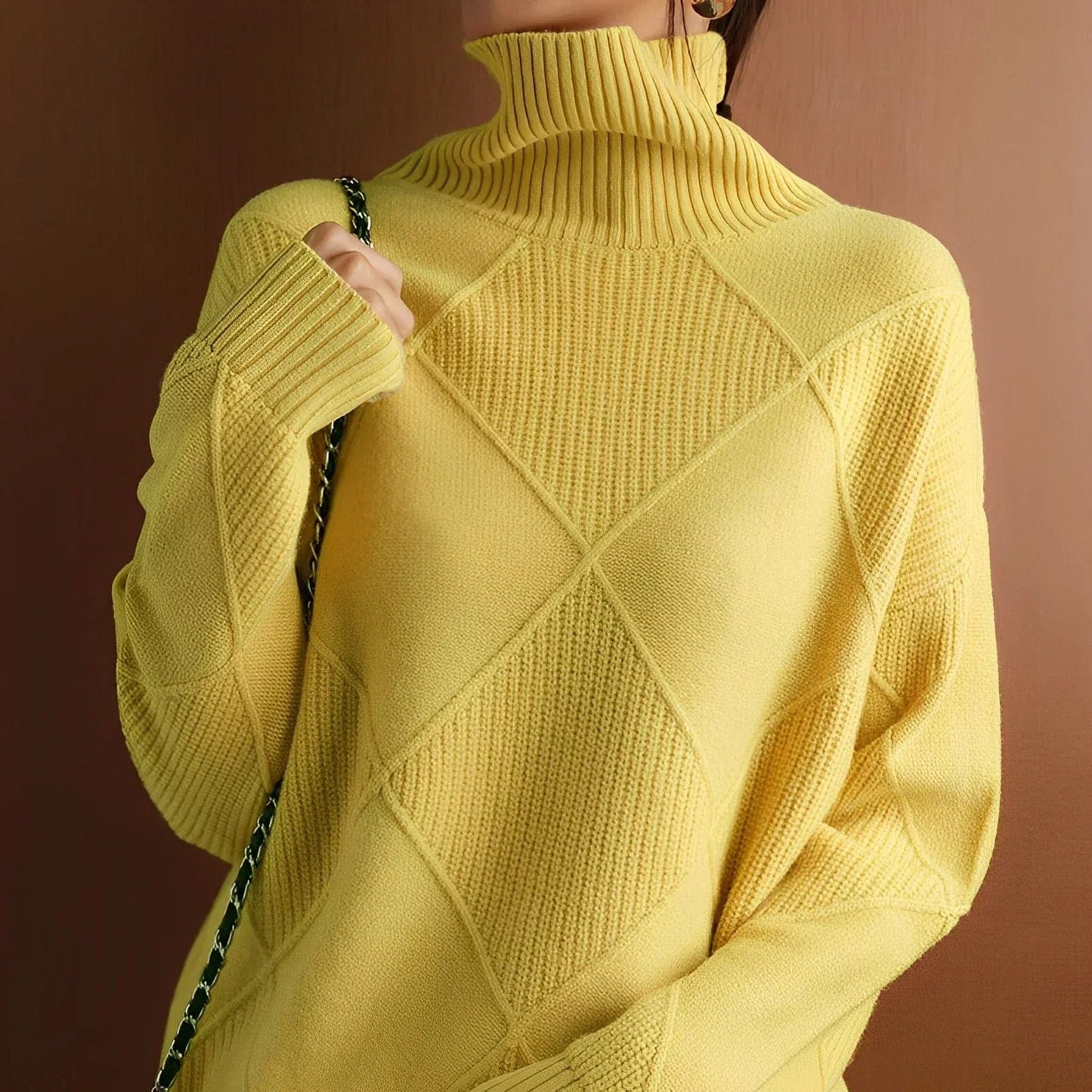 Jersey de cuello alto Marie Cashmere