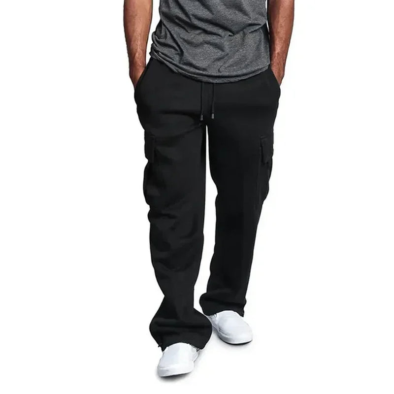 LucaRossett - Pantalones de forro polar para hombre Pantalones de chándal