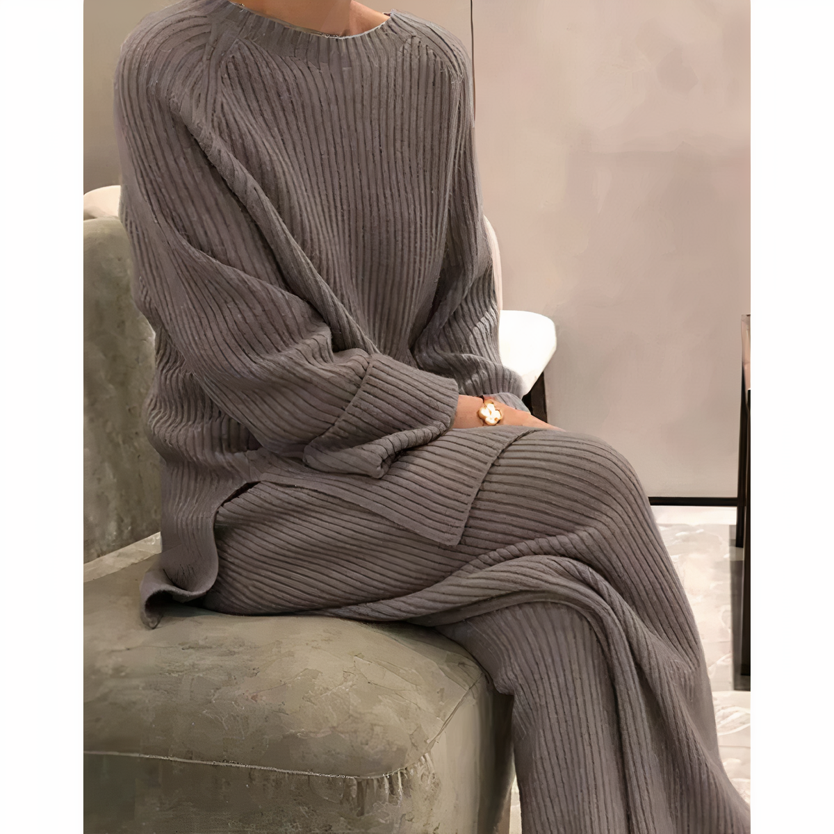 Emily | Jersey informal y pantalones de punto