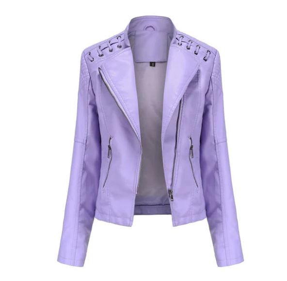 Veste en cuir d'agneau