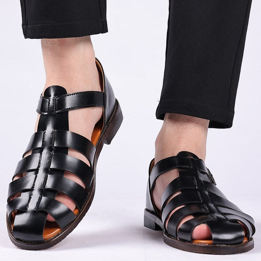 Sandalias trenzadas unisex con tira ajustable
