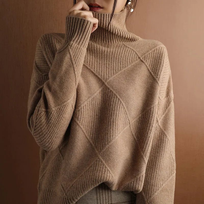 Jersey de cuello alto Marie Cashmere