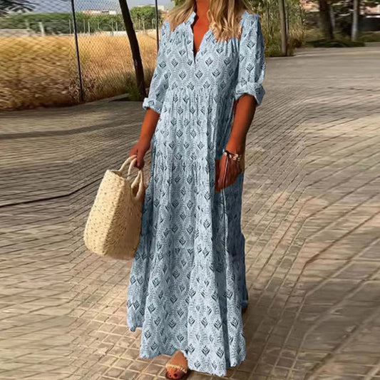 Olivia - Vestido bohemio chic para las vacaciones en la playa