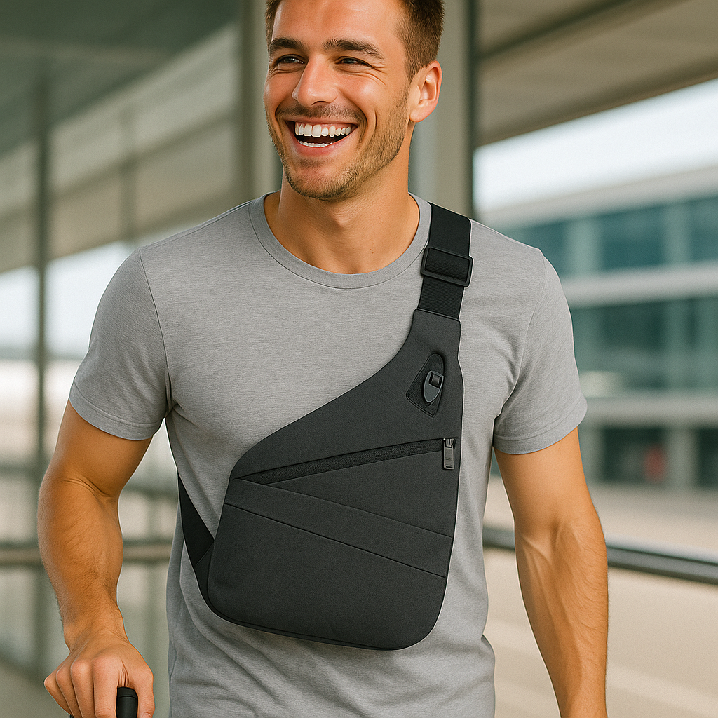 SAFESTRIDE | Bolsa de viaje con bandolera antirrobo