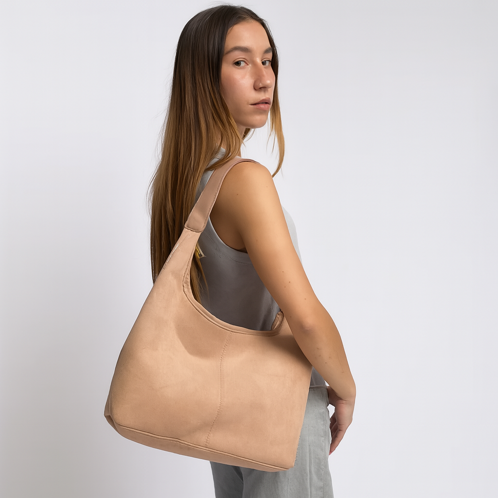 EVERA | Bolso tote de ante vegetal impermeable