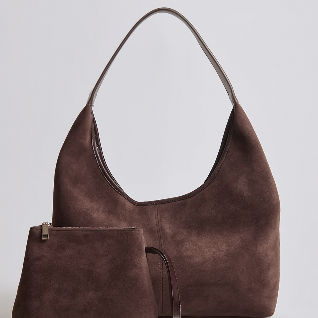 EVERA | Bolso tote de ante vegetal impermeable