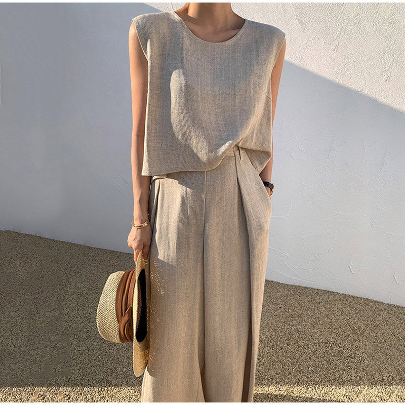 Vestido de dos piezas de lino | Kory