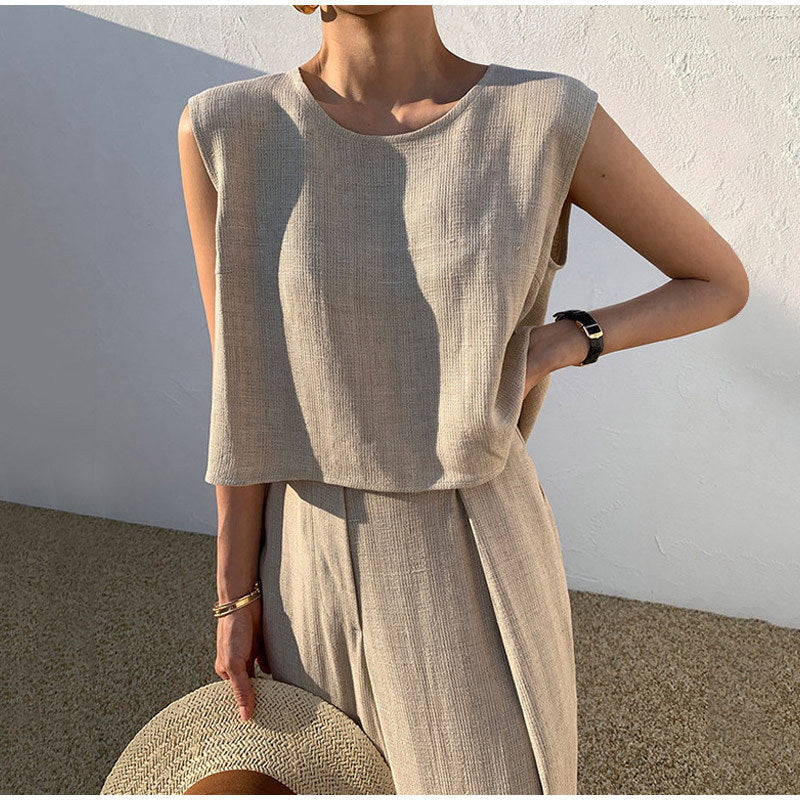 Vestido de dos piezas de lino | Kory