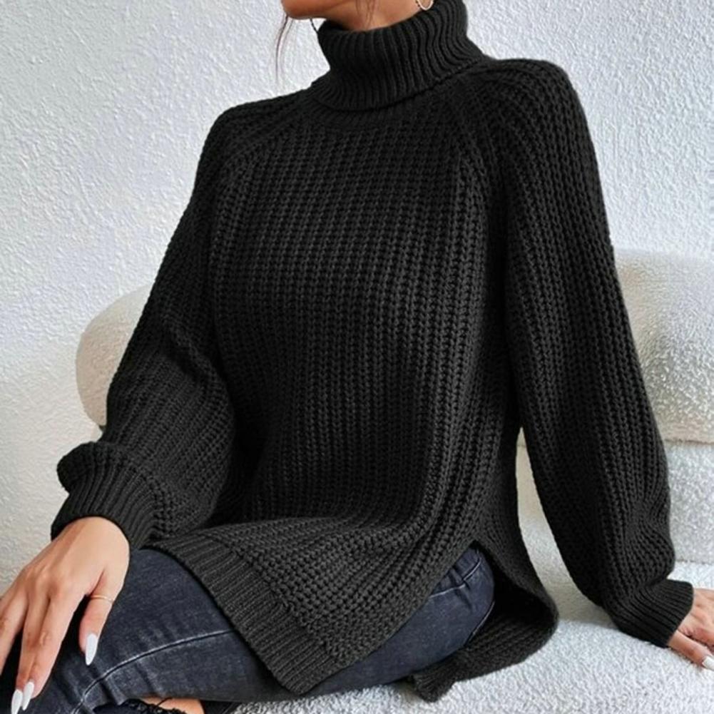 Elegante jersey de cuello alto - Veronika