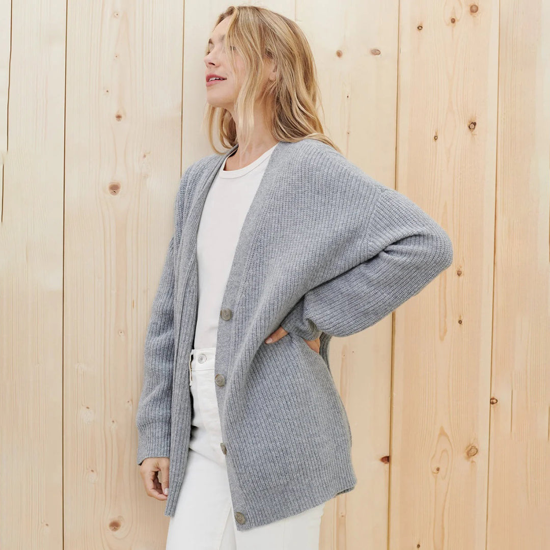 Chaqueta de punto oversize
