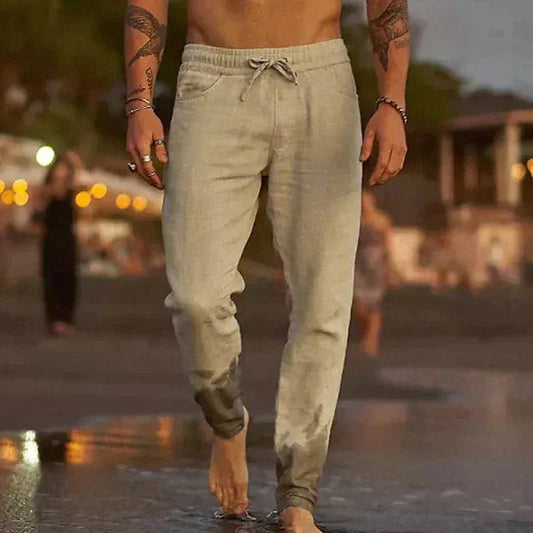 LUCIAN | PANTALÓN CASUAL DE LINO