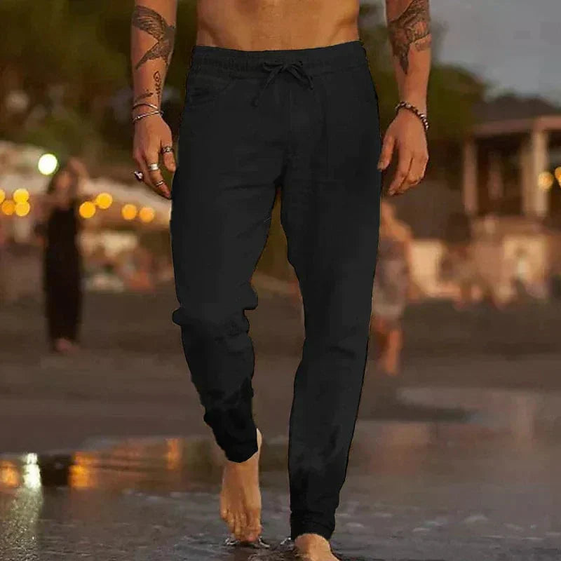 LUCIAN | PANTALÓN CASUAL DE LINO