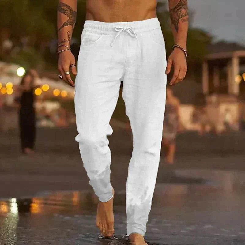 LUCIAN | PANTALÓN CASUAL DE LINO
