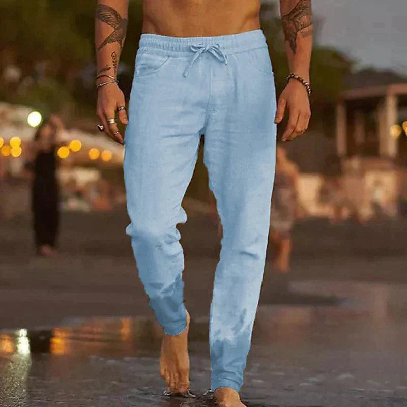 LUCIAN | PANTALÓN CASUAL DE LINO