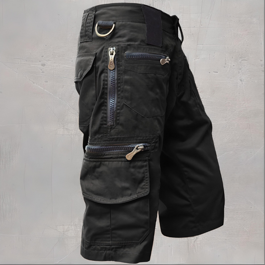 Resistentes pantalones cortos tácticos para hombre, ideales para actividades al aire libre y senderismo