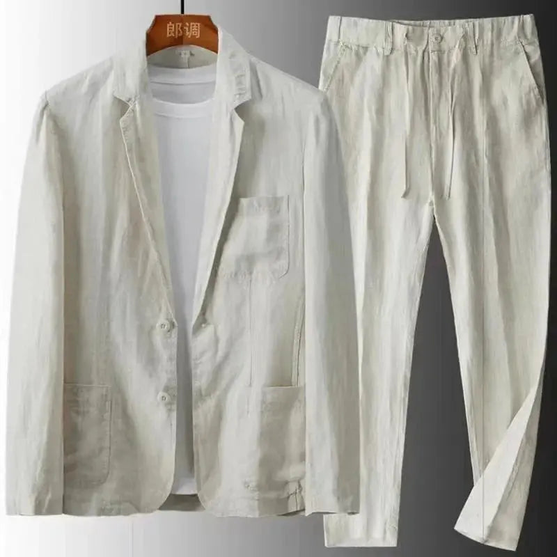 Traje de lino | Lujoso tejido de lino para hombre