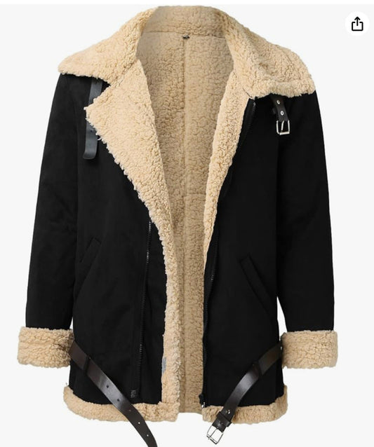 Chaqueta con cremallera y solapas para hombre
