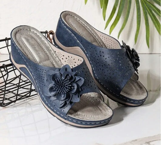 Sandalias ortopédicas de piel suave