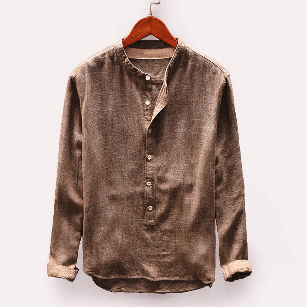 Camisa de lino para hombre