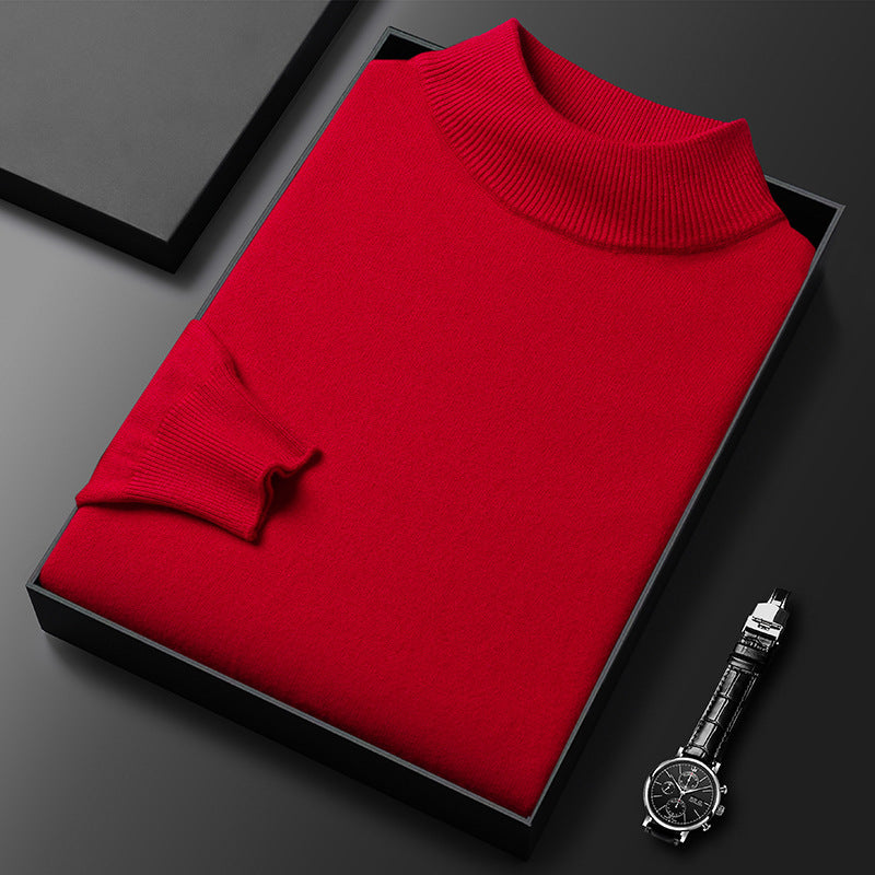 Ryan | Jersey de punto de invierno con medio cuello alzado