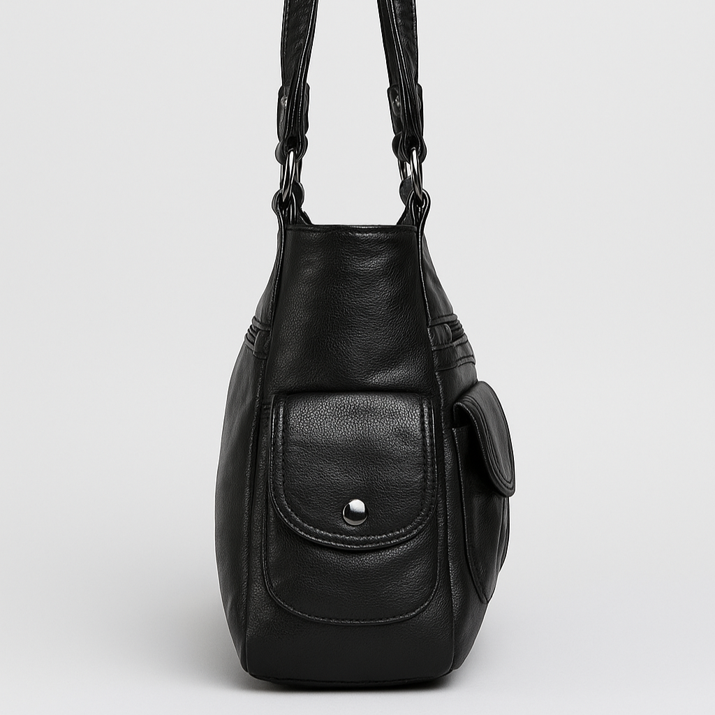 Mujer - Bolso bandolera - Elegante bolso tote de piel sintética