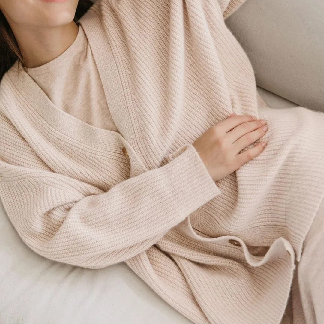 Chaqueta de punto oversize