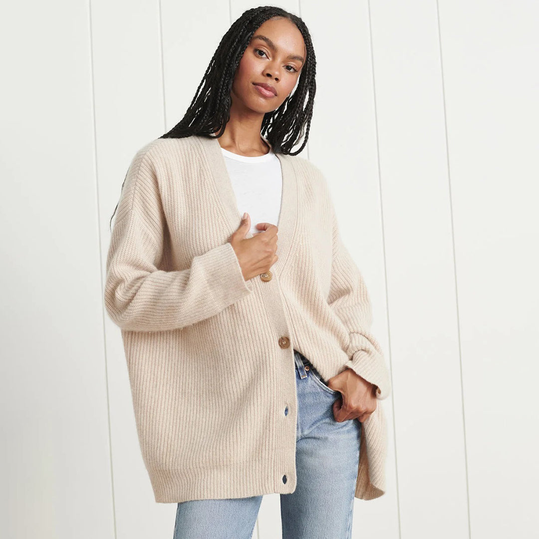 Chaqueta de punto oversize