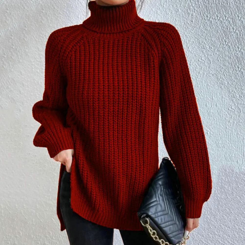 Elegante jersey de cuello alto - Veronika