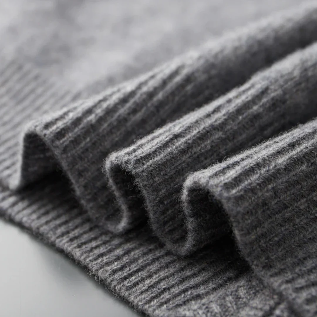 Merino - Chaqueta de lana con cremallera para hombre