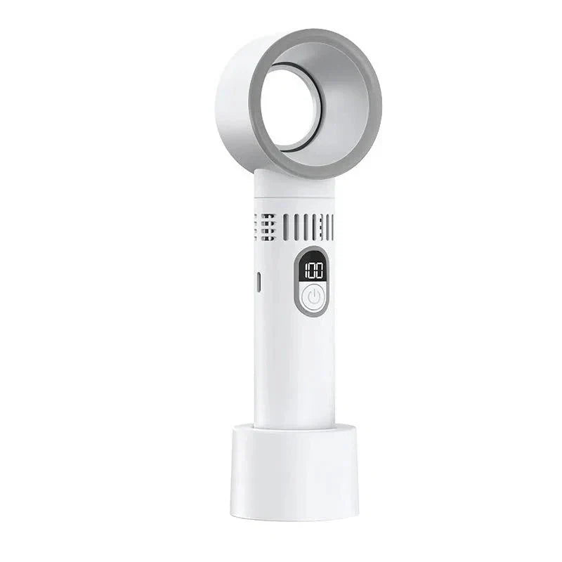 Ventilador manual a pilas - Ventilador USB sin aspas, portátil y supersilencioso