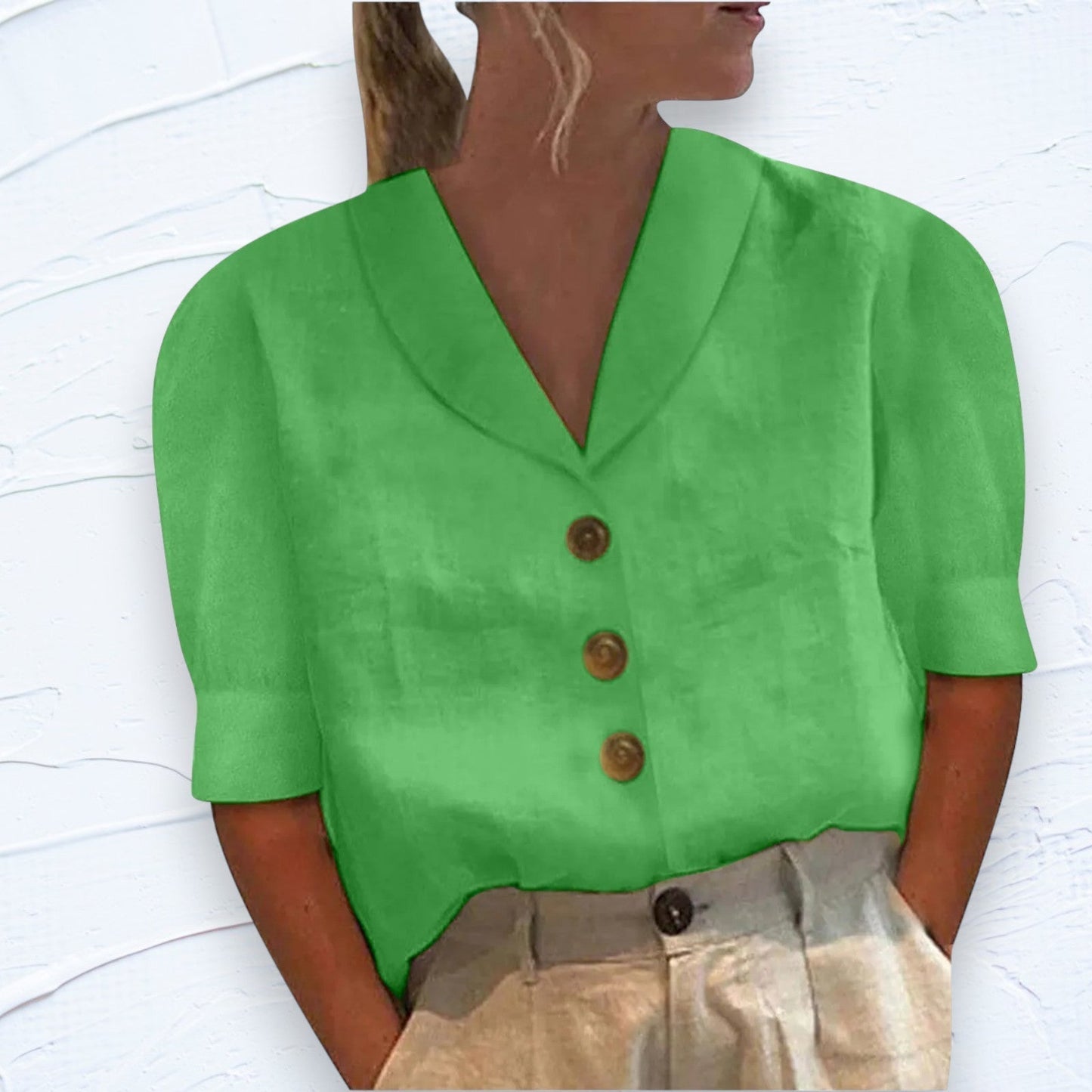 Elegante top de lino - Eryn