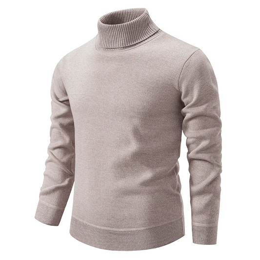 Cuello alto de lana suave para hombre
