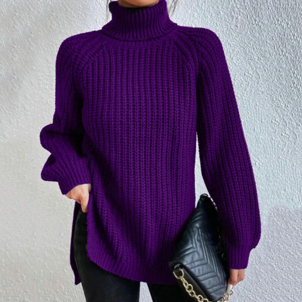Elegante jersey de cuello alto - Veronika