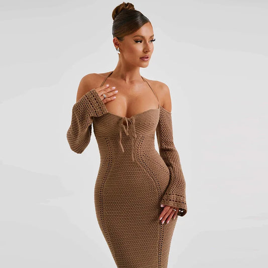 Vestido Samariah - Marrón