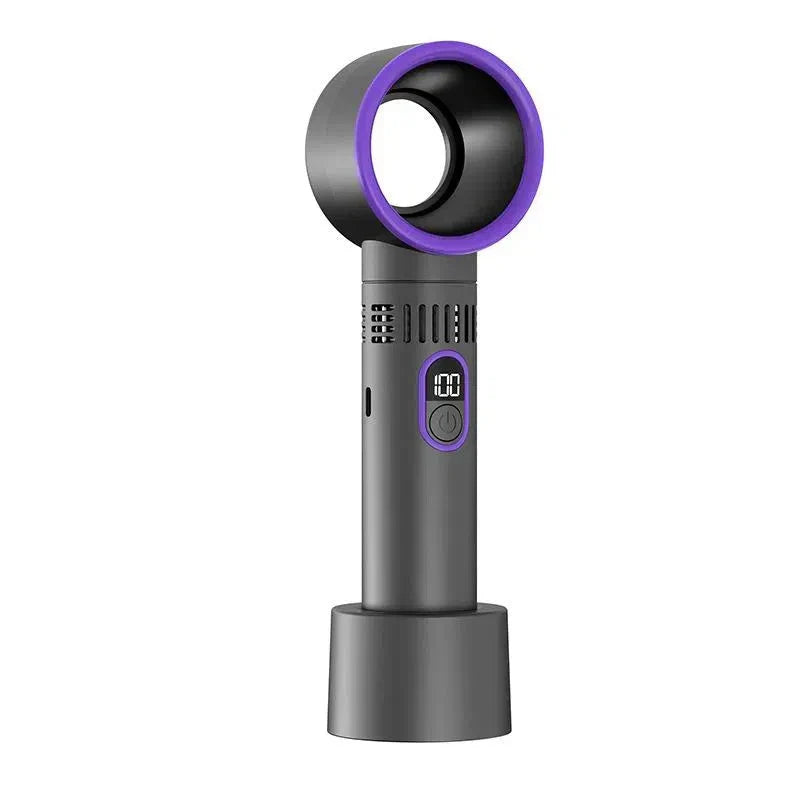 Ventilador manual a pilas - Ventilador USB sin aspas, portátil y supersilencioso