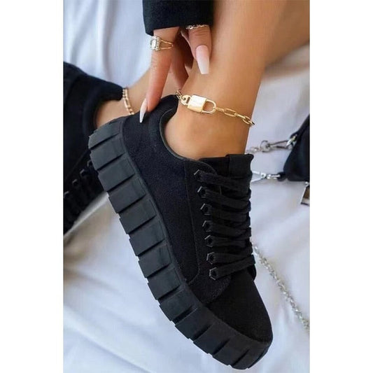 Jana | Zapatillas deportivas ortopédicas de moda para mujer con suela de plataforma