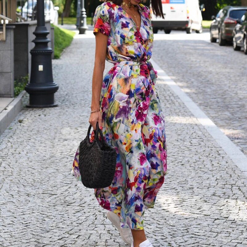 Vestido Anna con estampado floral primavera/verano