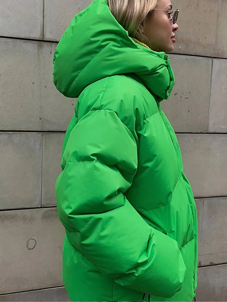 Avelena - Elegante chaqueta oversize con capucha