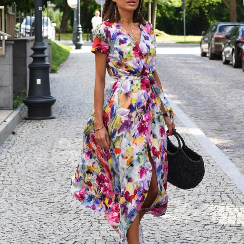 Vestido Anna con estampado floral primavera/verano
