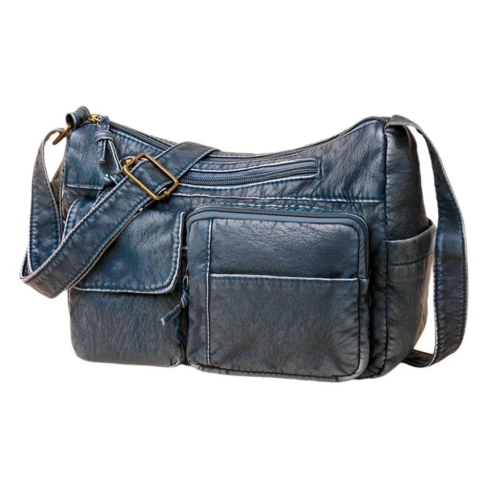 Mujer - Bolso bandolera - Vintage Leather Multi-Pocket