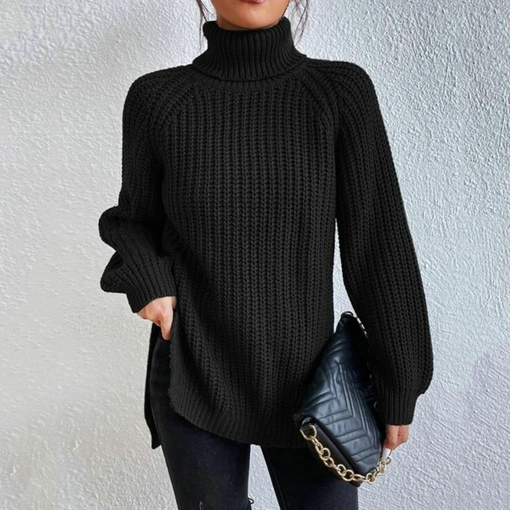 Elegante jersey de cuello alto - Veronika
