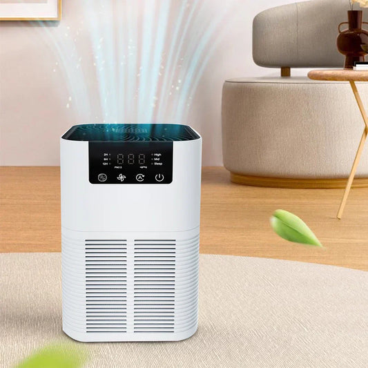 Purificador de aire con filtro HEPA y aromaterapia - Purificación silenciosa del aire para el hogar y el dormitorio