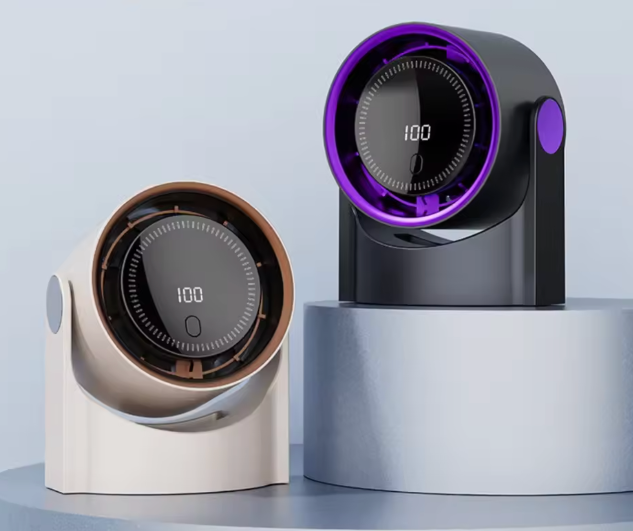 Ventilador de mesa ultrasilencioso sin aspas - Enfriador de aire seguro y eficaz para el calor del verano