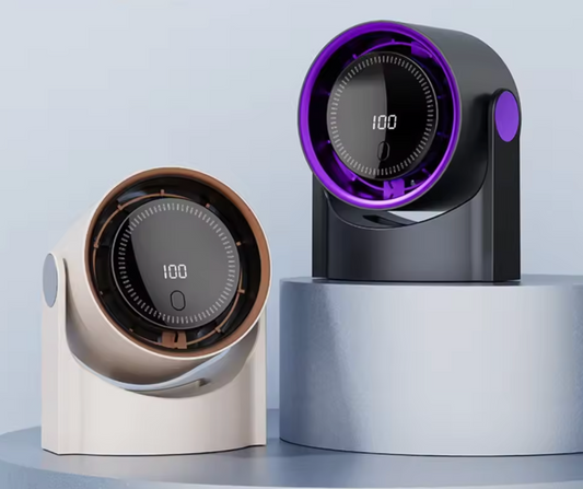 Ventilador de mesa ultrasilencioso sin aspas - Enfriador de aire seguro y eficaz para el calor del verano