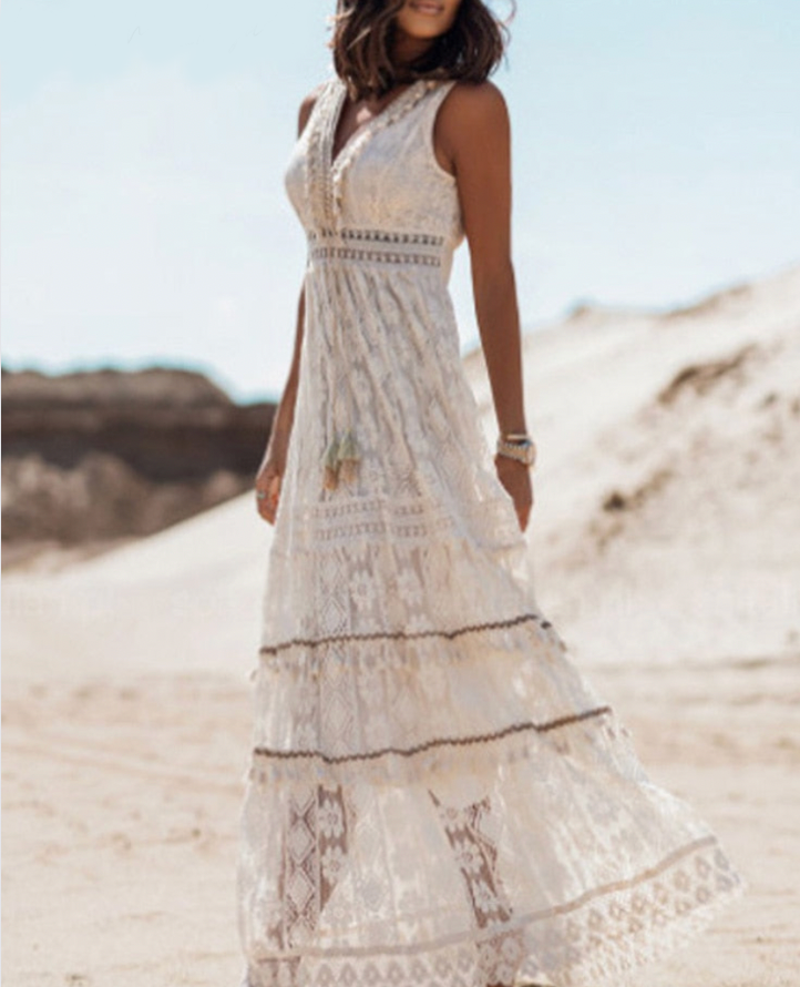 Carmina | Elegante vestido boho